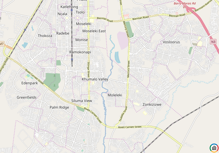 Map location of Moleleki